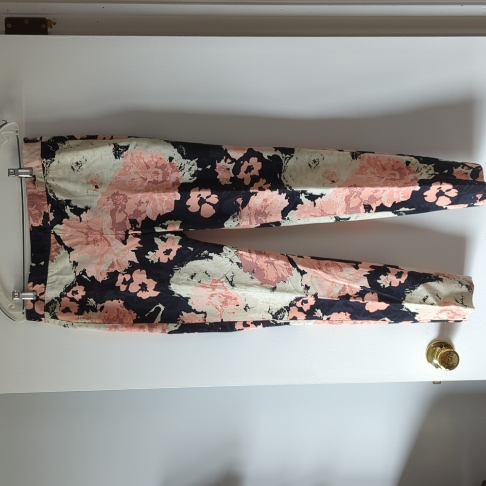 Talbots Chatham floral pants 6